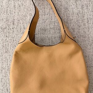 Coach Brooklyn 28 Leather Shoulder Bag in Camel Tan
